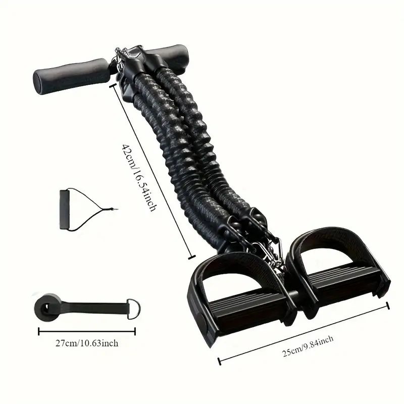 Home Gym Academy - Pedal Tension Rope Puller Exercise At