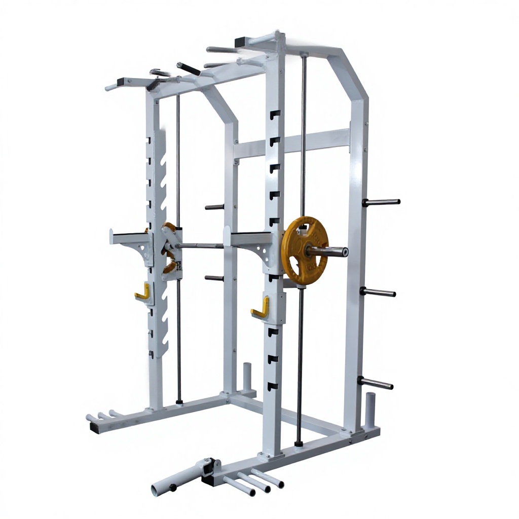 Home Gym With Smith Machine - Commercial Home Fitness Squat Rack Power