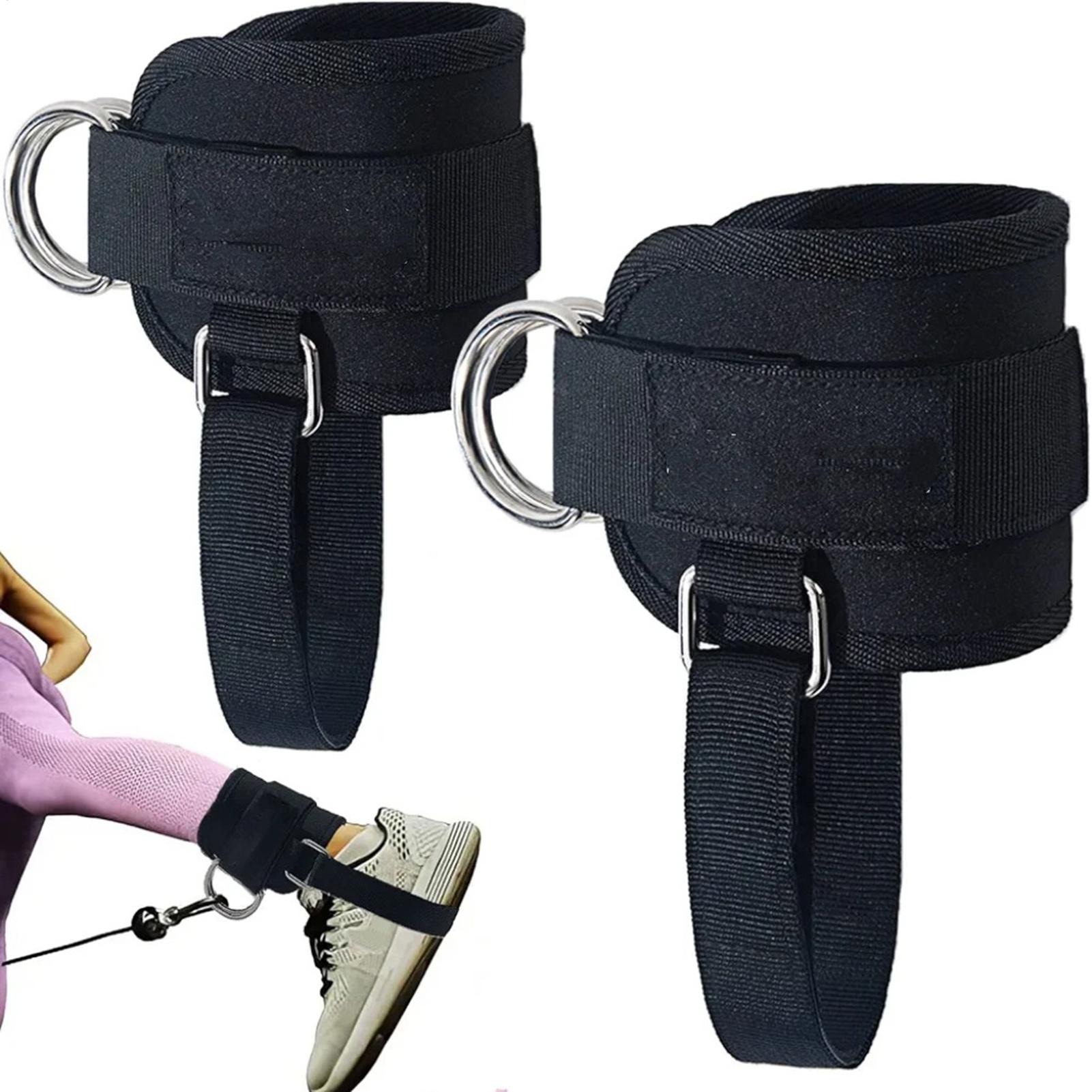 Home Gym Machine - Cable Machine Ankle Straps Leg Adjustable
