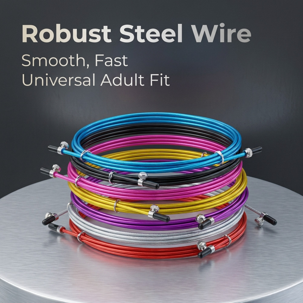 Speed Parachute Sprint - Steel Cable for Jumping Ropes Fitness