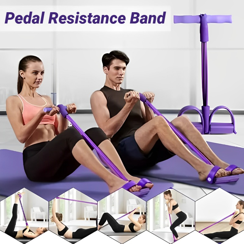 4 Resistance Elastic Pull Rope - Home Gym Used review and price