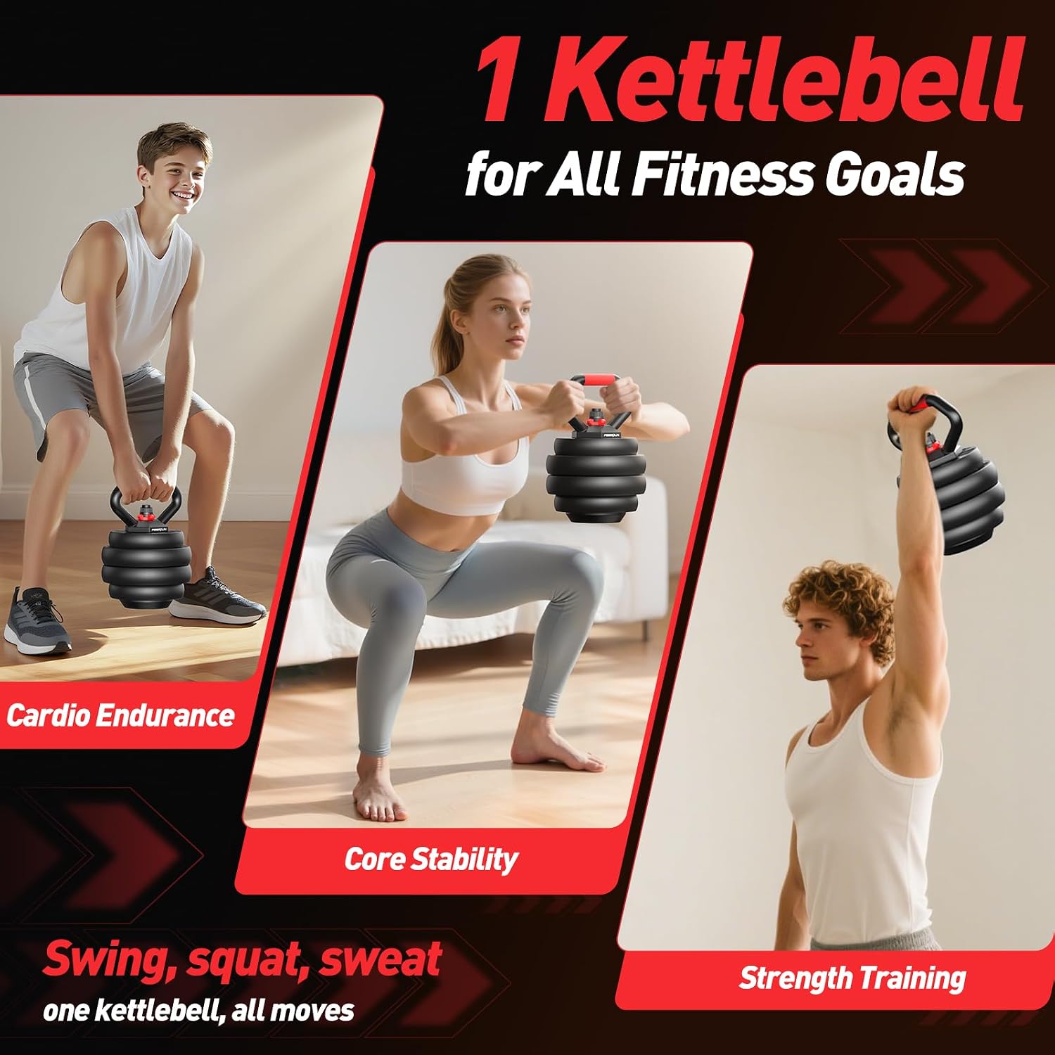 Adjustable Dumbbell Set,44lbs  - Home Gym Used review and price