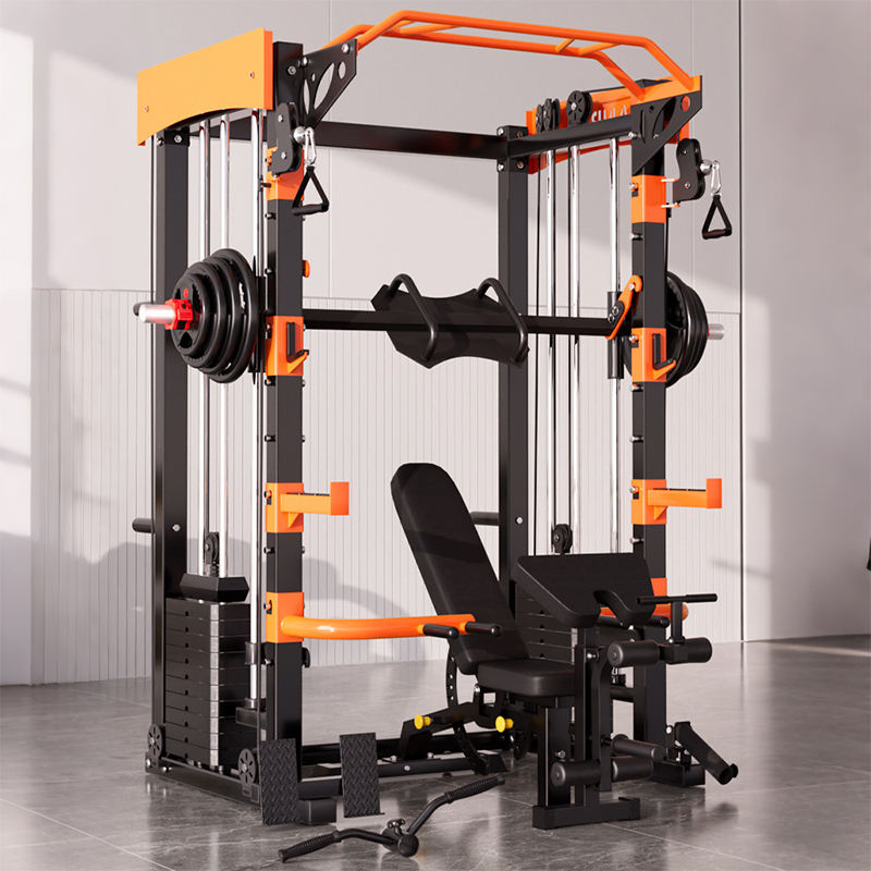6-in-1 Smith Machine with Cabl - Home Gym With Smith Machine review and price