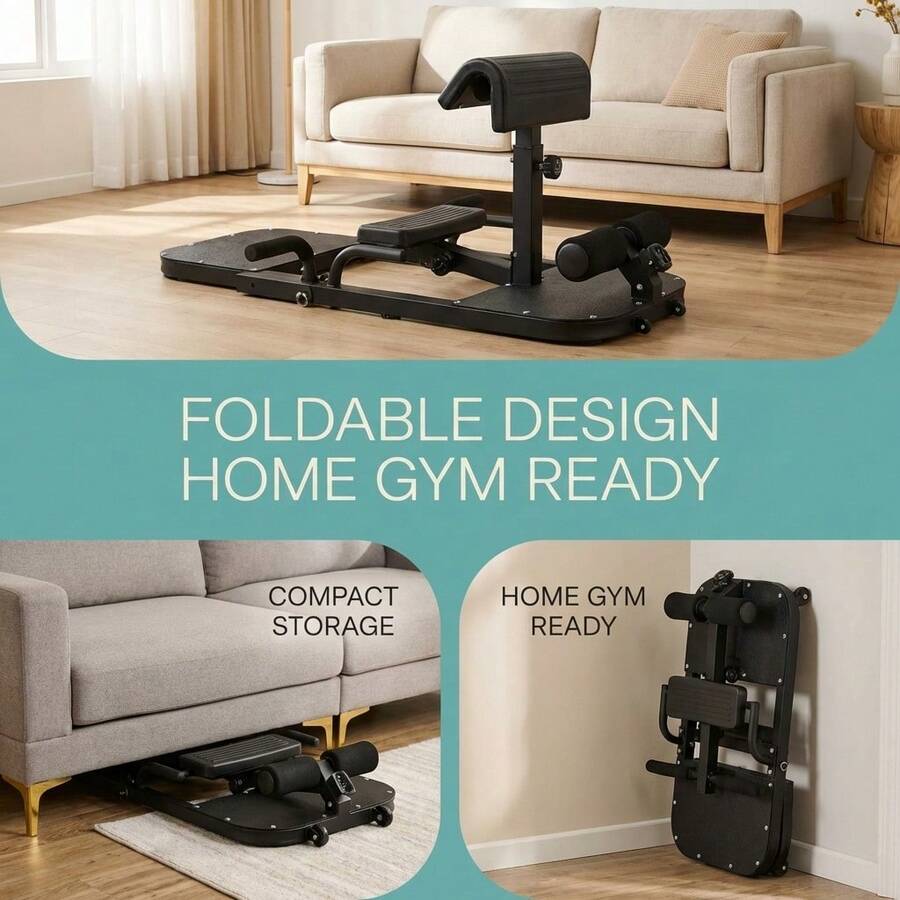 Allvendra Foldable Glute Train - Home Gym Hip Thrust Machine review and price