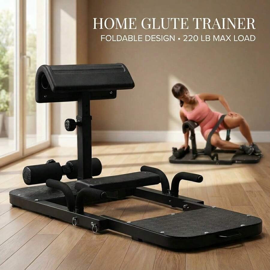 Allvendra Foldable Glute Train - Home Gym Hip Thrust Machine review and price