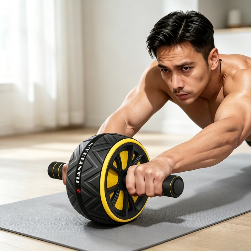 Non‑Slip Grip Ab Roller Wheel, - Home Gym Academy review and price