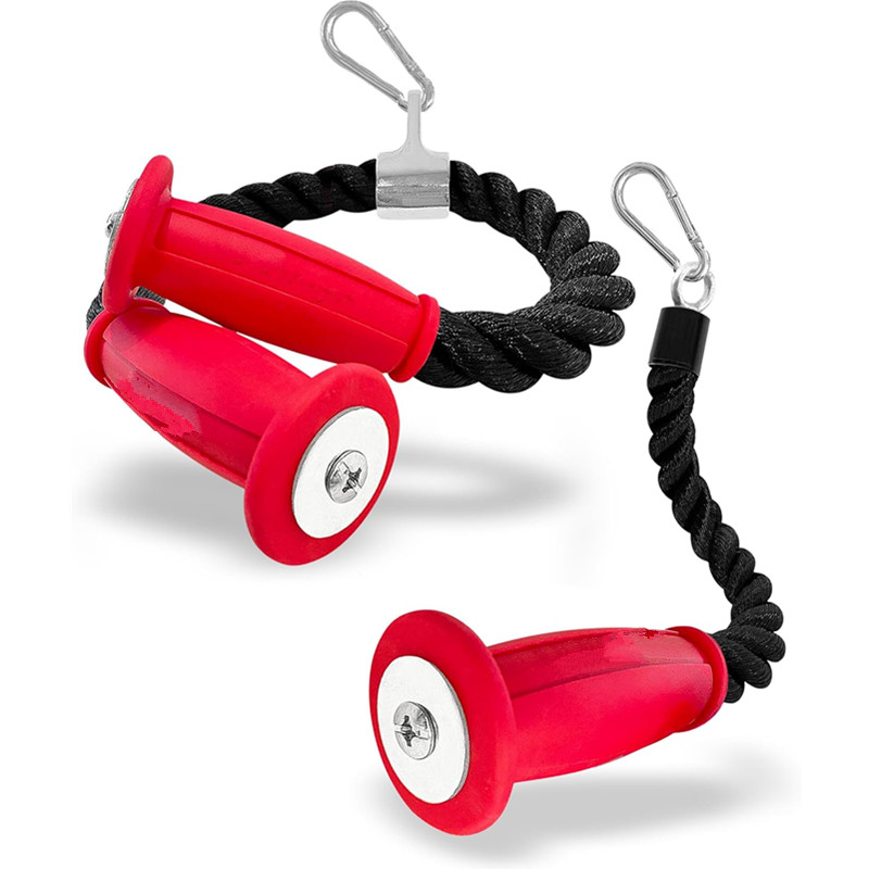 Ergonomic Tricep Ropes Non-Sli - Home Gym Academy review and price