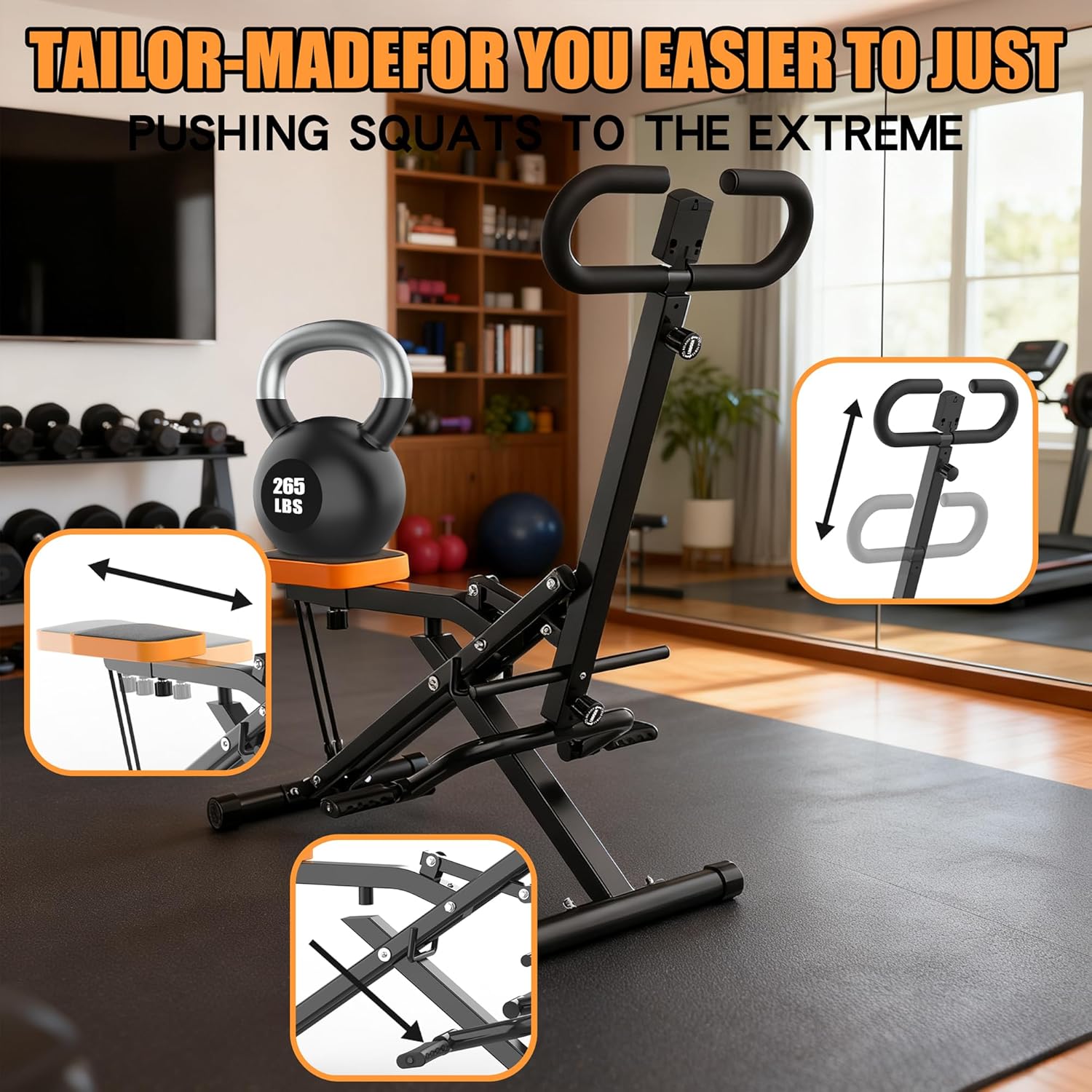 Squat Machine For Home, Assist - Home Gym Hip Thrust Machine review and price