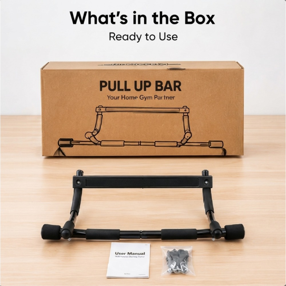 Doorway Pull Up Bar for Home G - Home Gym Upper Body Workout review and price