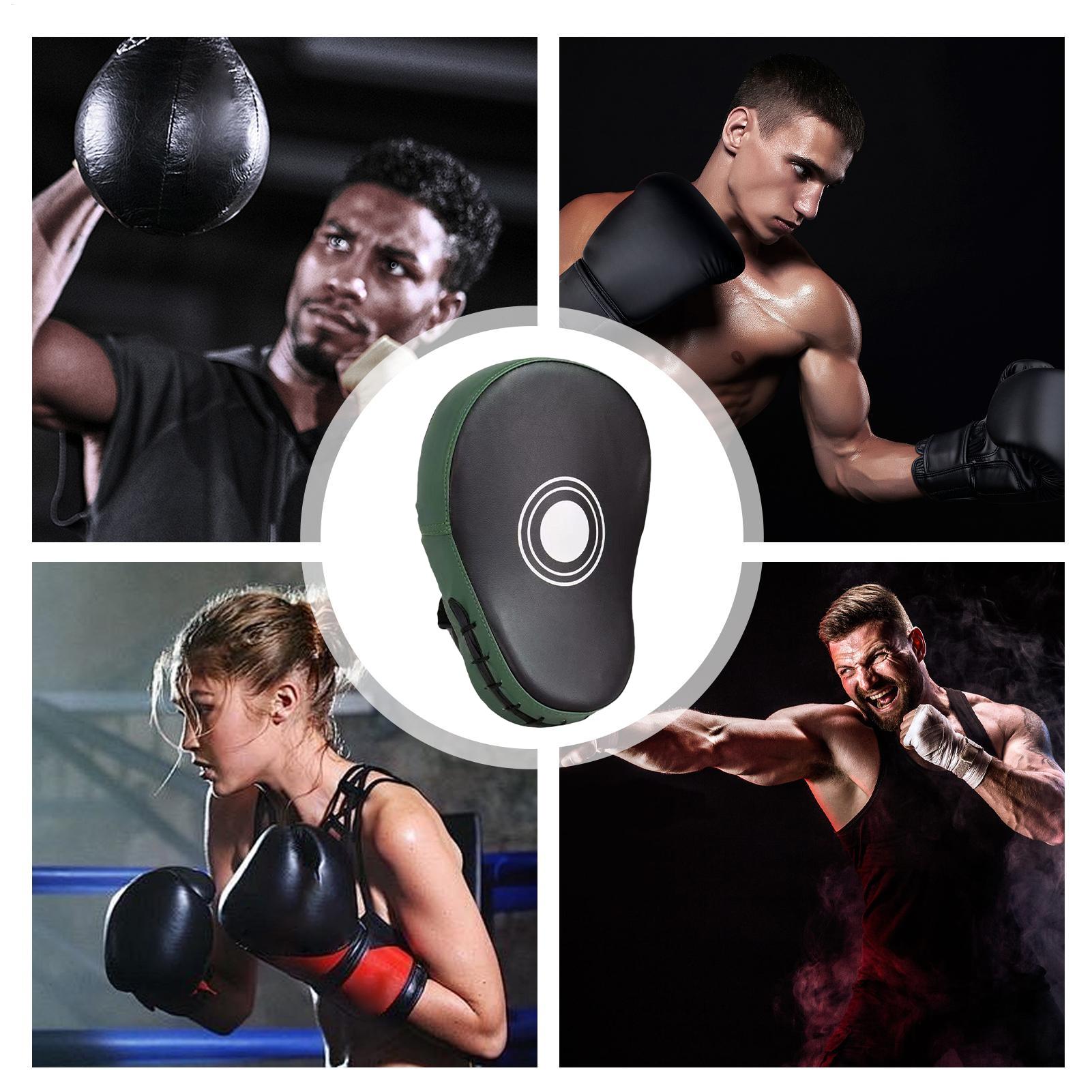 Boxing Pads Mitts PU Leather E - Home Gym Daily Routine review and price