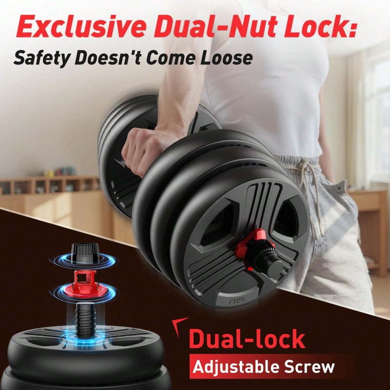 Adjustable Dumbbell Set,45/55/ - Home Gym Used review and price