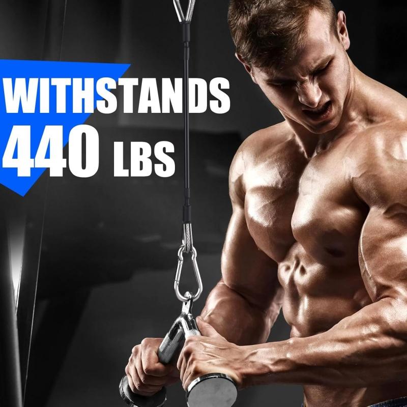 1/2Pcs Gym Cable Extension Com - Home Gym Lat Pulldown Machine review and price