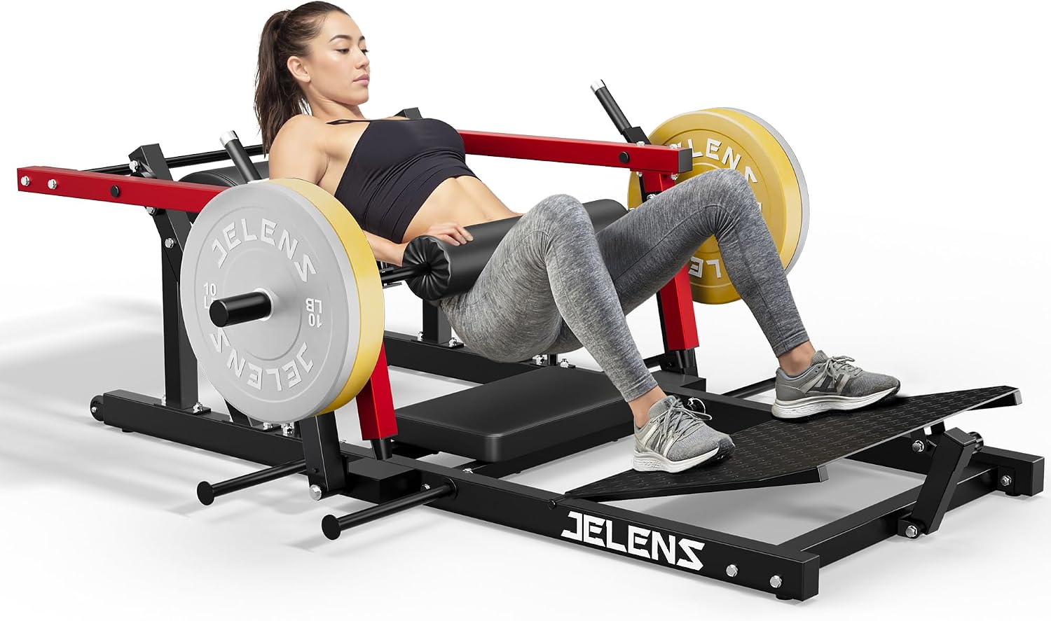 Plate Loaded Hip Thrust Glute  - Home Gym Hip Thrust Machine review and price