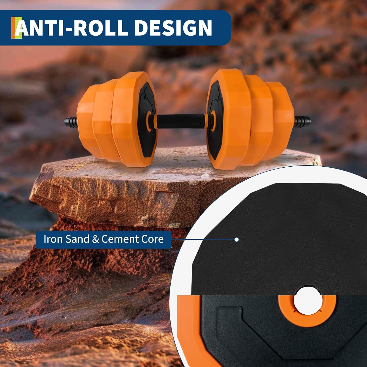 4-in-1 Adjustable Dumbbell Set - Home Gym Used review and price