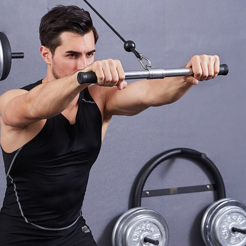 Pulley Cable Machine Lat Pull  - Home Gym Lat Pulldown Machine review and price