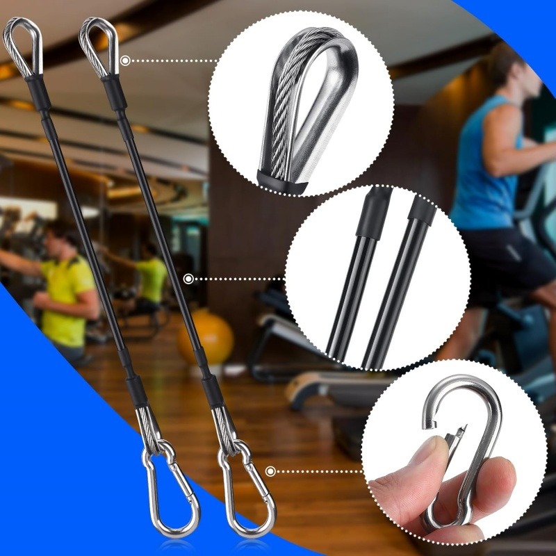 1/2Pcs 25cm Gym Cable Extensio - Home Gym Lat Pulldown Machine review and price