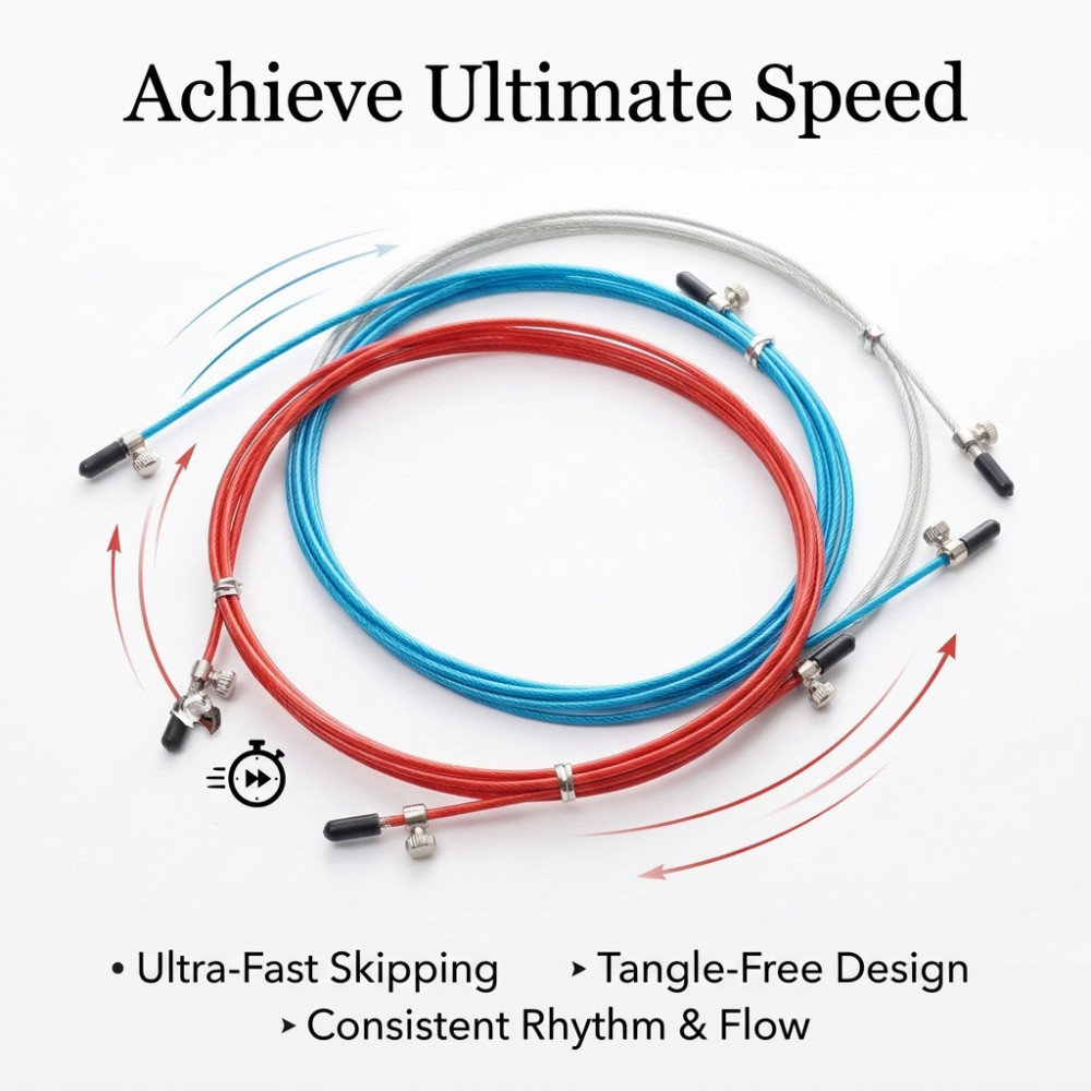 Steel Cable for Jumping Ropes  - Speed Parachute Sprint review and price
