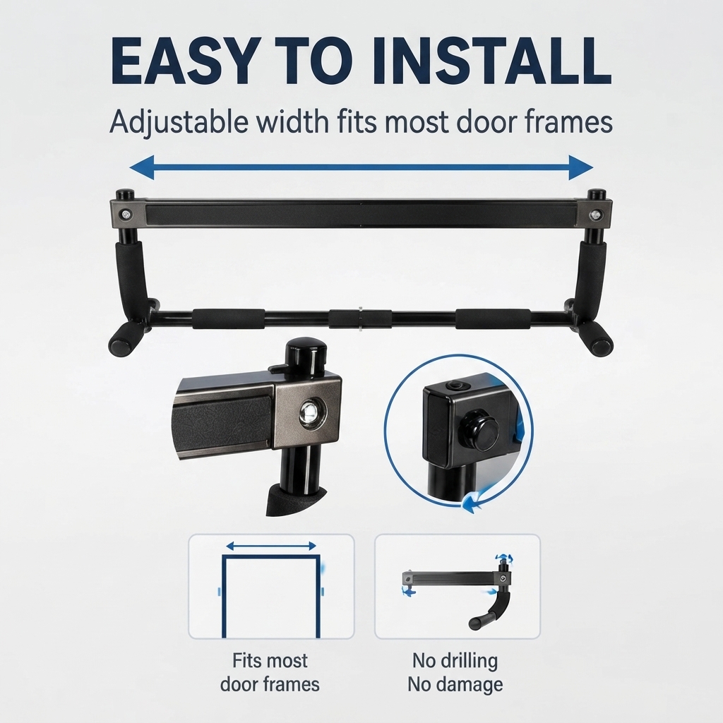 Multifunctional Doorway Pull U - Home Gym Upper Body Workout review and price